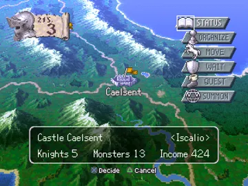 Brigandine - The Legend of Forsena (US) screen shot game playing